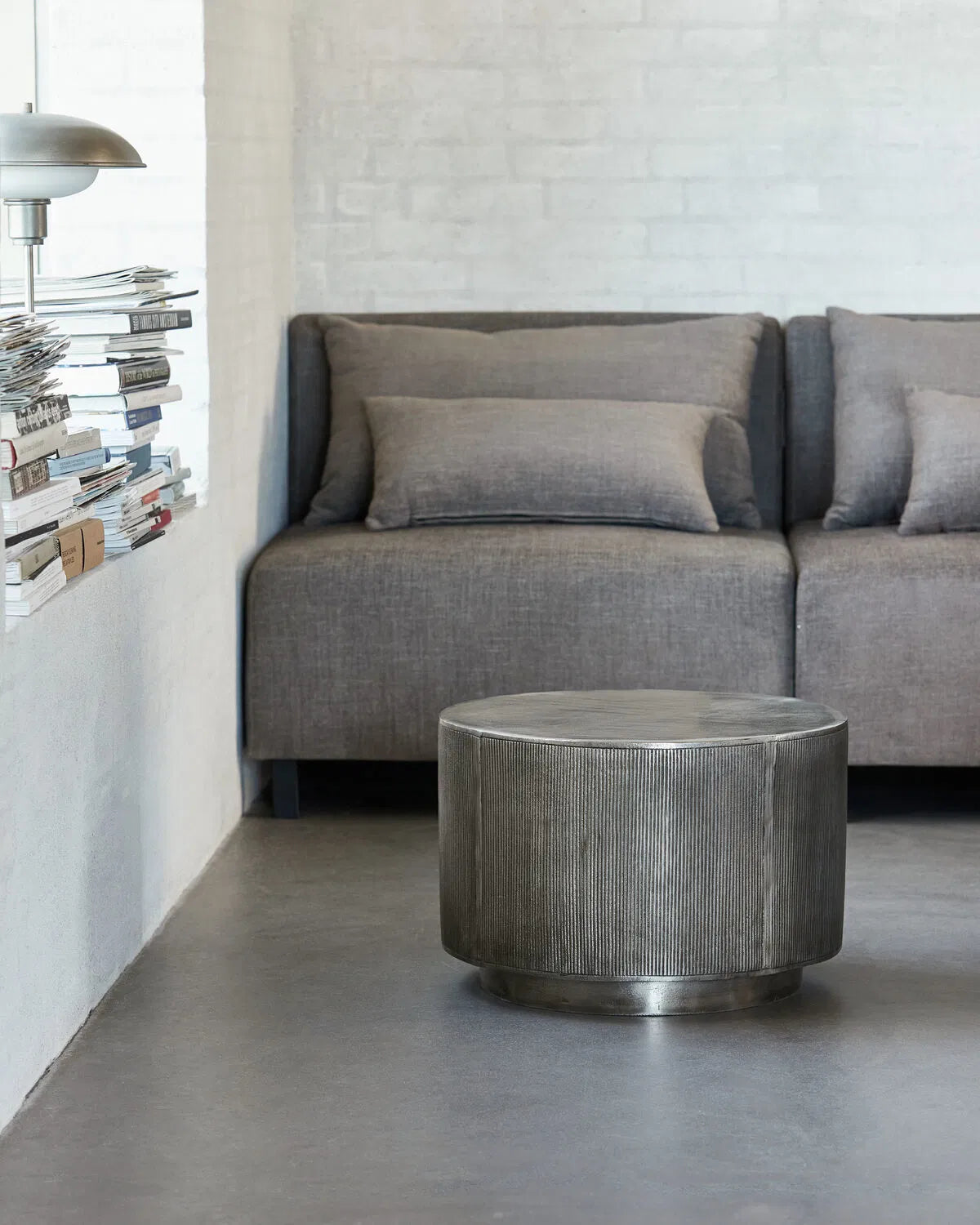 House Doctor Sidobord, HDRota, Borstad silver