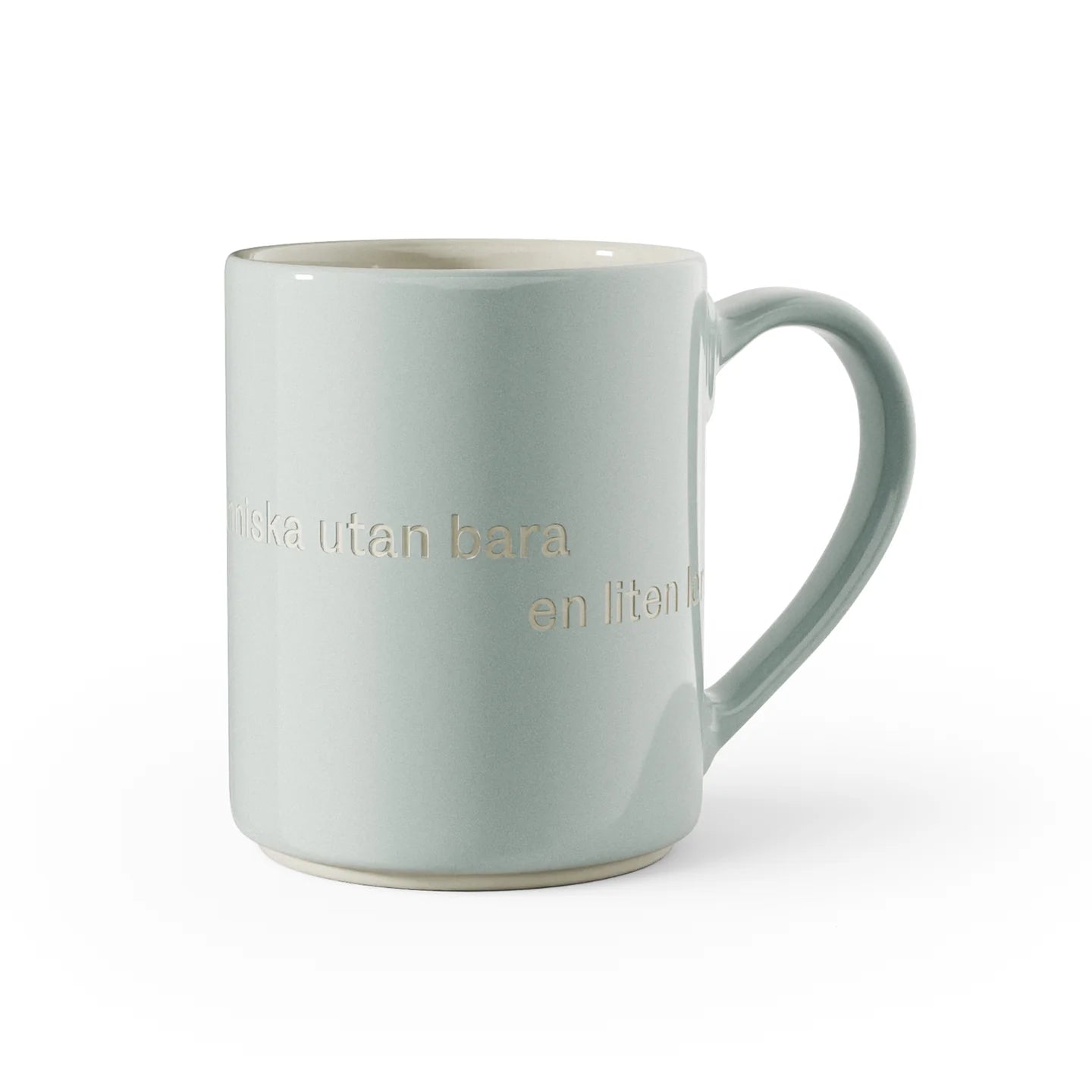 Design House Stockholm, Astrid lindgren, Mugg, 4-pack, “Annars är man ingen människa utan bara en liten lort.”