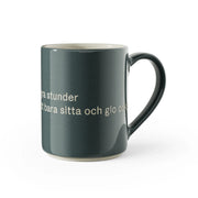 Design House Stockholm, Astrid lindgren, Mugg, 4-pack, “Och så ska man ju ha några stunder att bara sitta och glo också!”