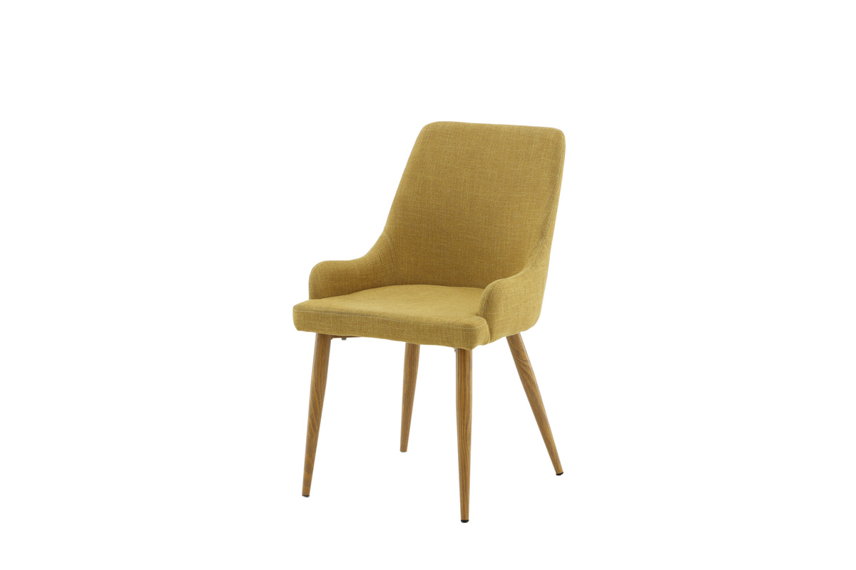 Venture Design Plaza Matstolar 2-pack Senapsgul