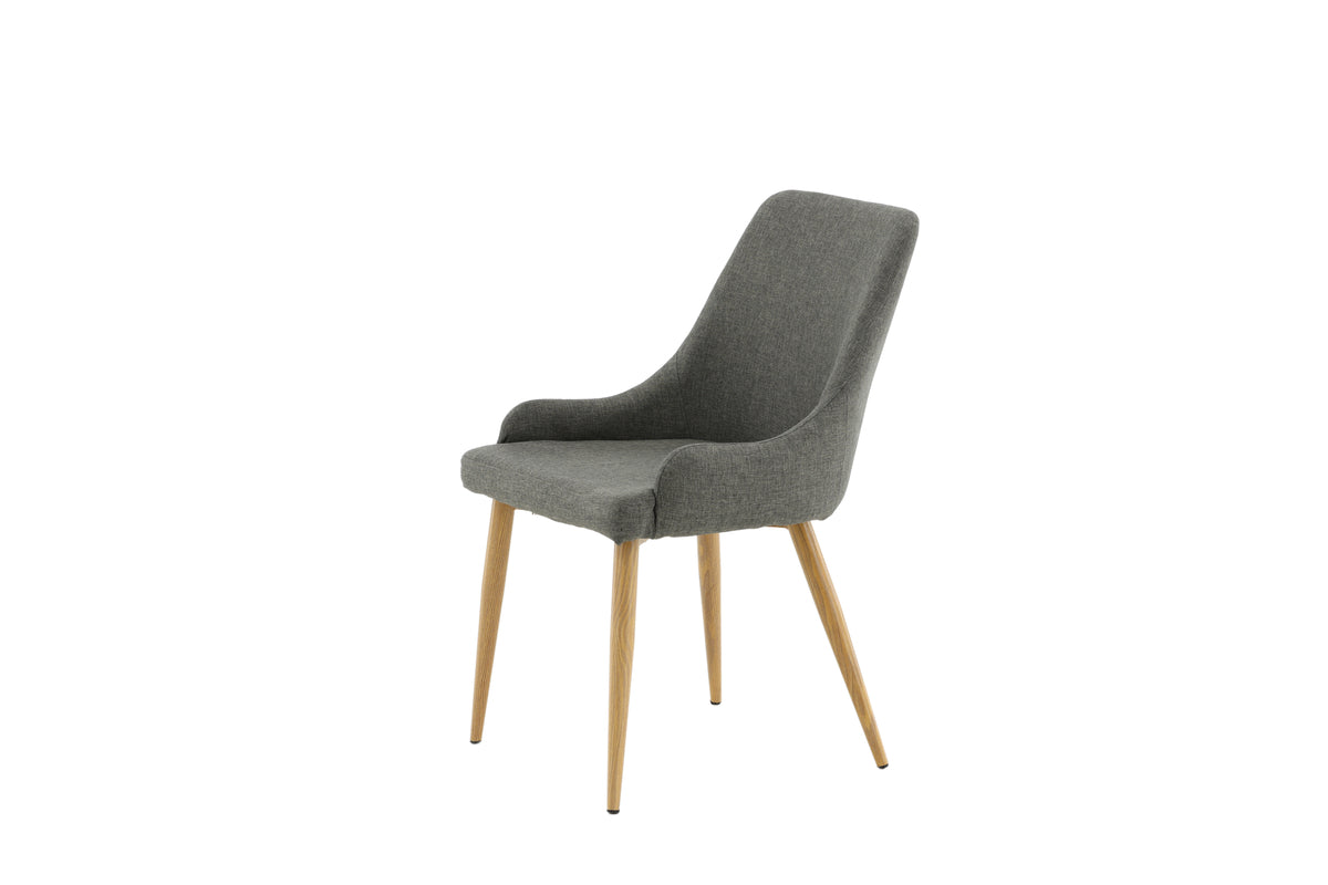 Venture Design Plaza Matstolar 2-pack Mörkgrå