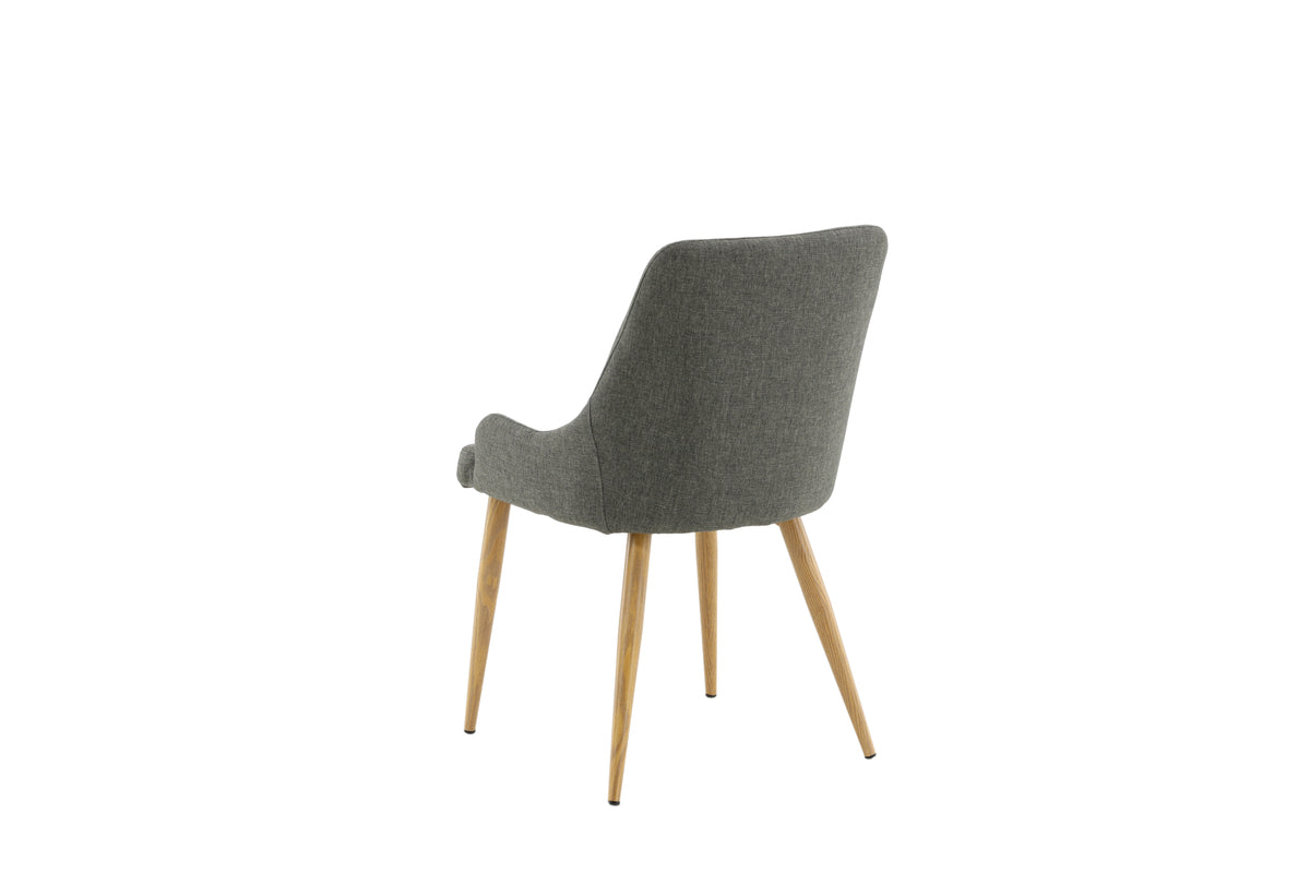 Venture Design Plaza Matstolar 2-pack Mörkgrå