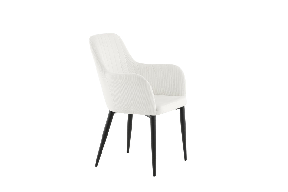 Venture Design Comfort Matstolar 2-pack Vit