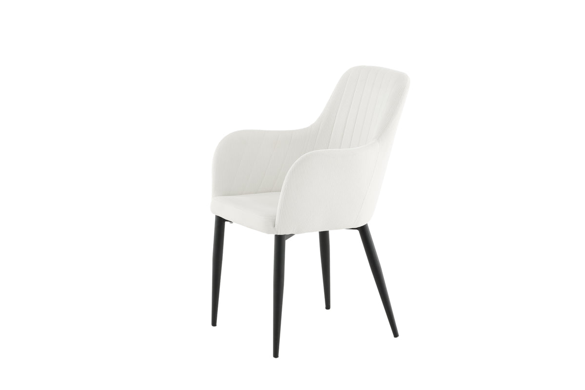 Venture Design Comfort Matstolar 2-pack Vit
