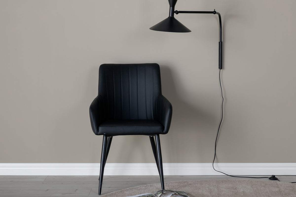 Venture Design Comfort Matstolar 2-pack Svart