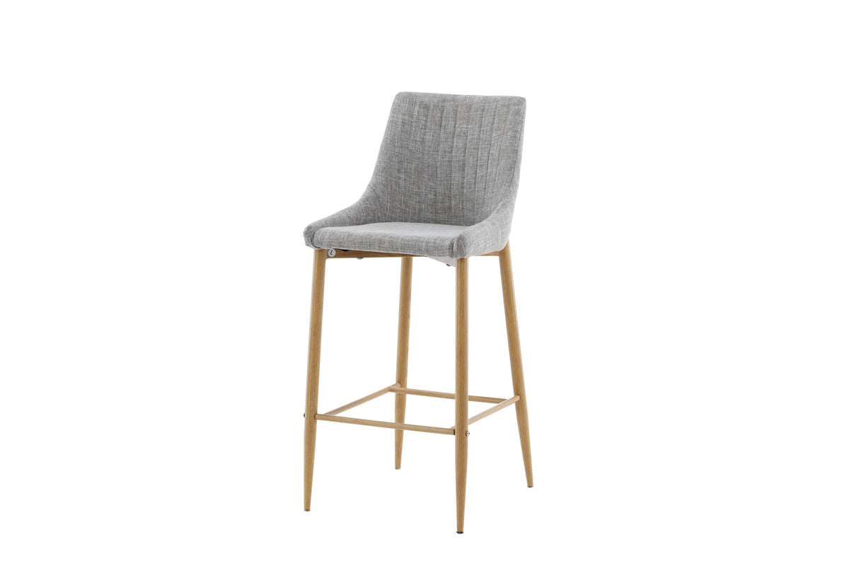 Venture Design Plaza Barstolar 2-pack Ljusgrå