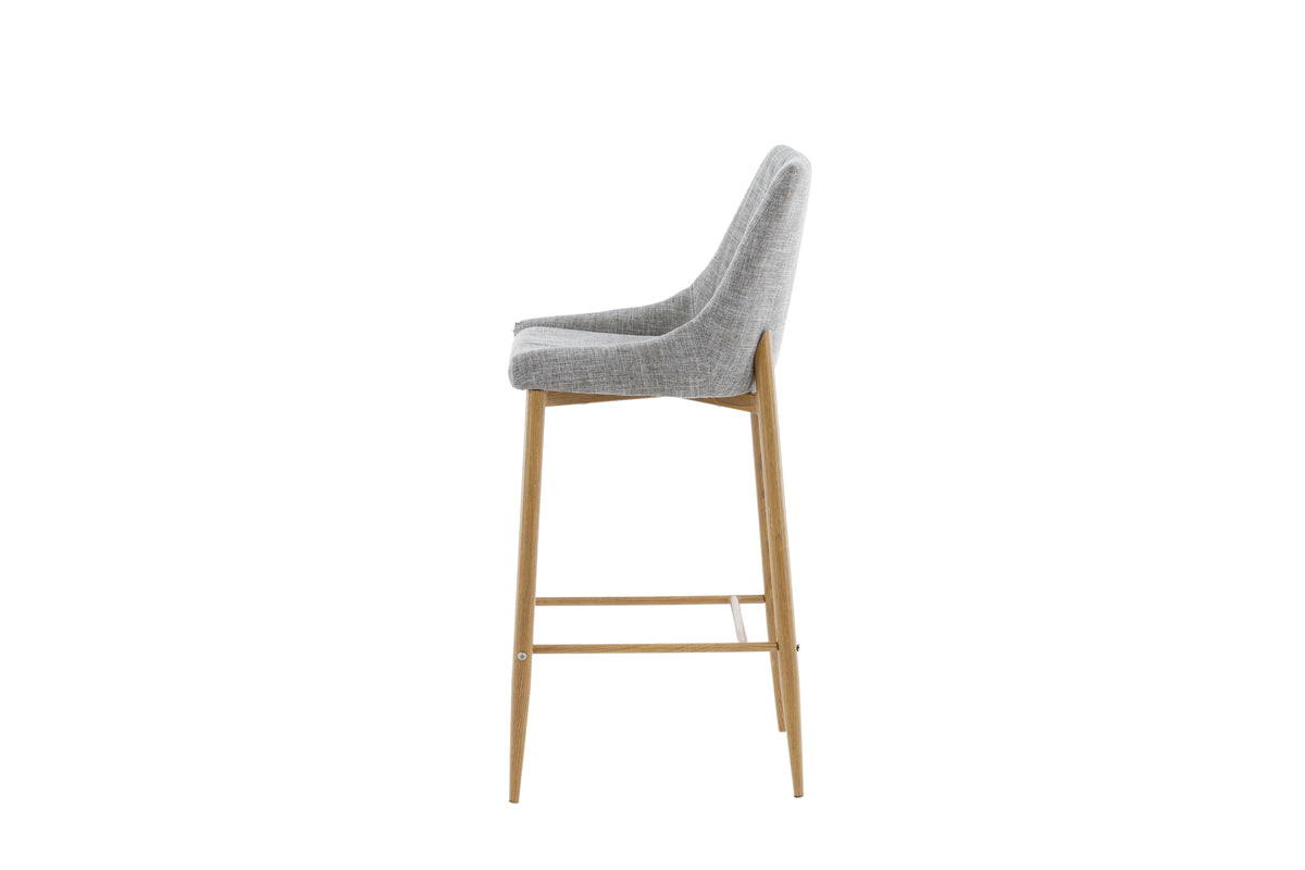 Venture Design Plaza Barstolar 2-pack Ljusgrå
