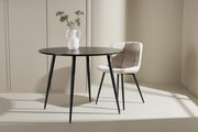 Venture Design Plaza Runda Matbord ⌀100 Svart