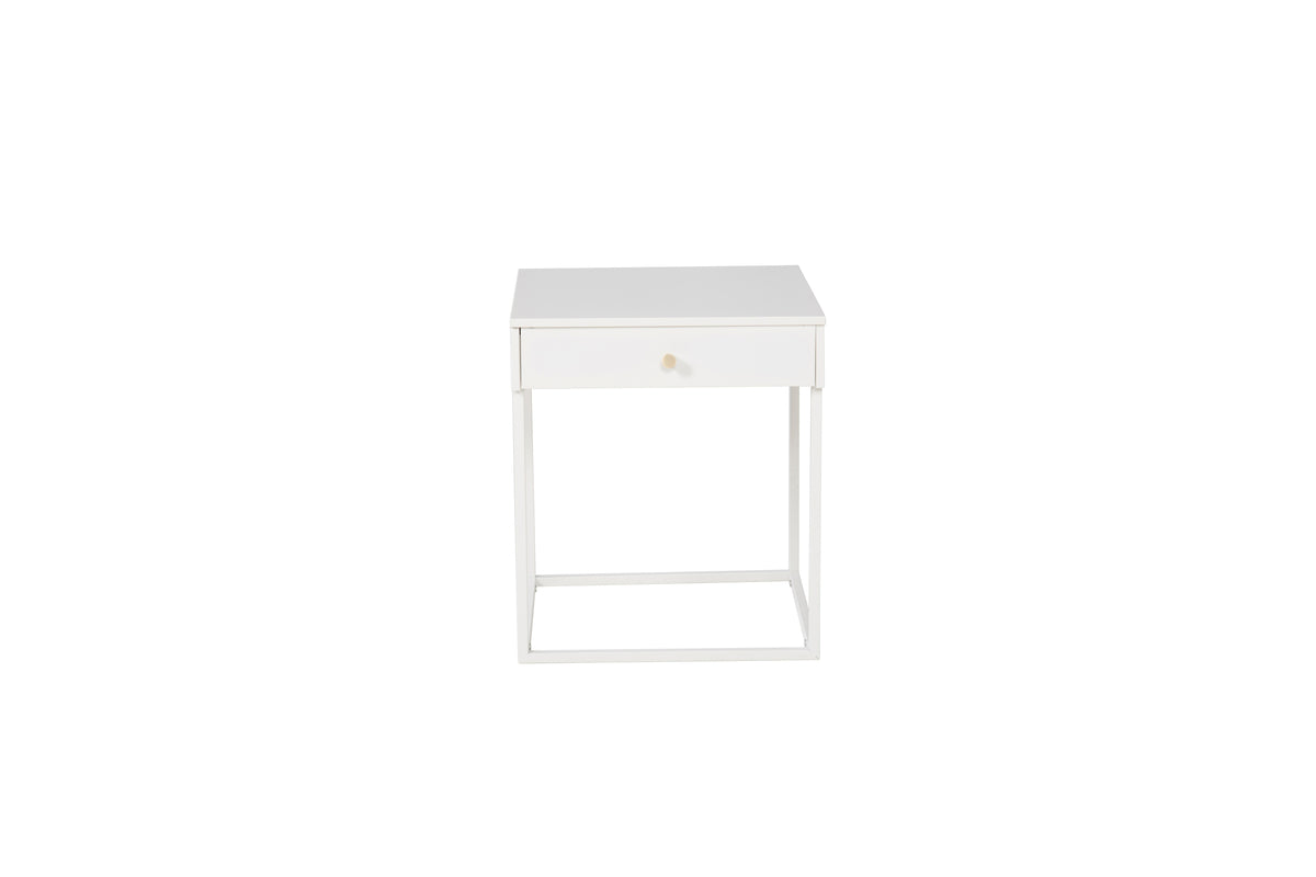 Venture Design Bakal Sängbord 43 x 43 Vit