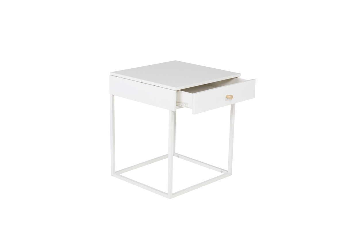 Venture Design Bakal Sängbord 43 x 43 Vit