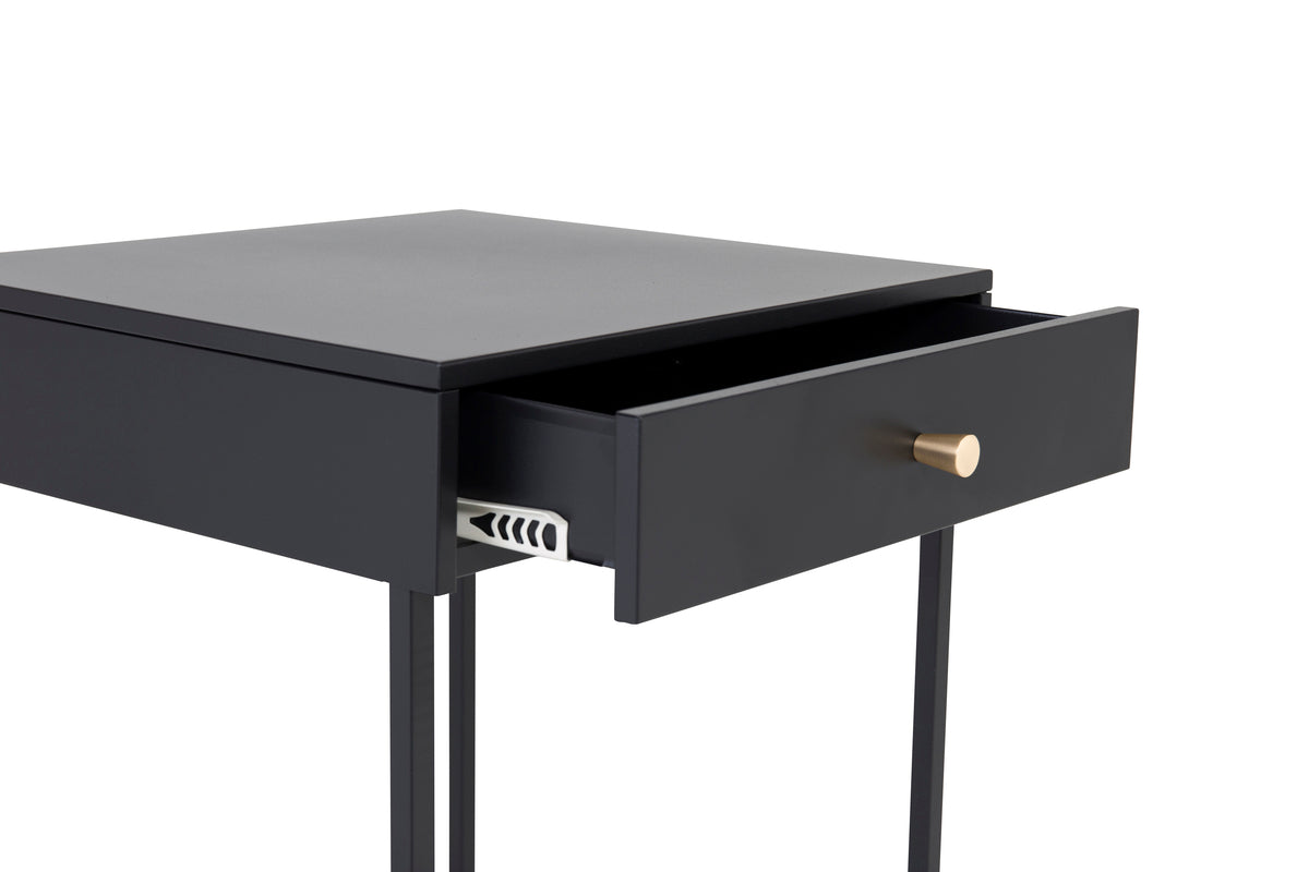Venture Design Bakal Sängbord 43 x 43 Svart
