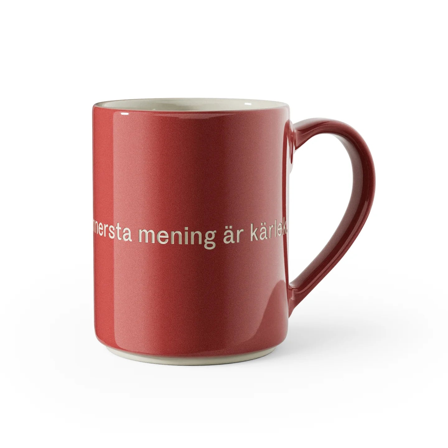 Design House Stockholm, Astrid lindgren, Mugg, 4-pack, “Ja, jag tror att livets mening är kärlek.”