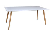 Venture Design Polar Rektangulära Matbord 180 x 90 Vit