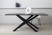 Venture Design Piazza Rektangulära Matbord 180 x 90 Svart