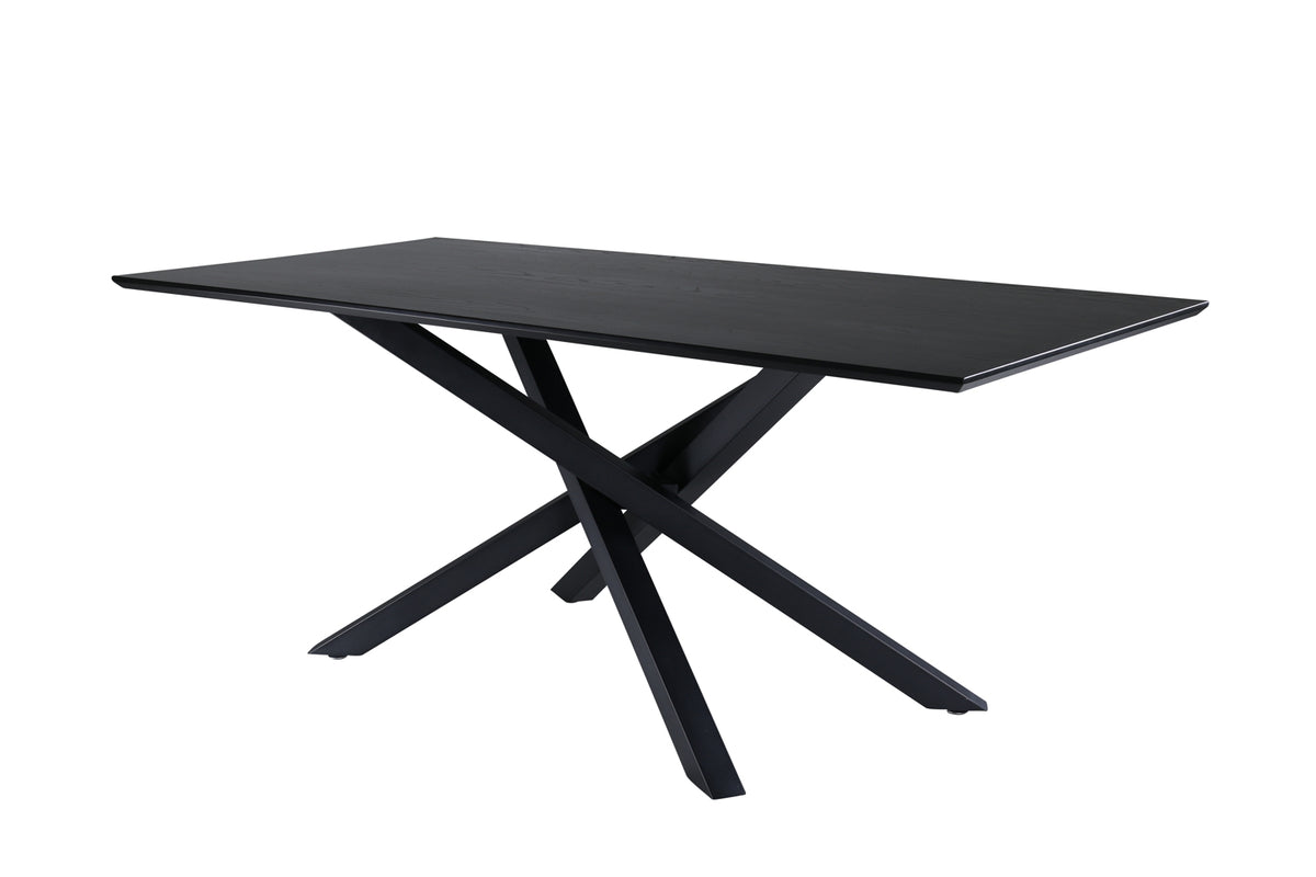 Venture Design Piazza Rektangulära Matbord 180 x 90 Svart