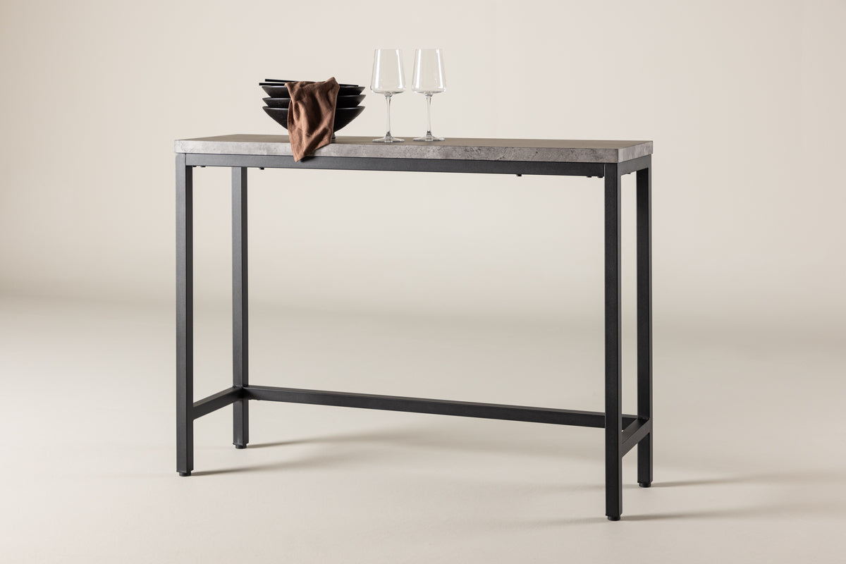 Venture Design Rise Sidobord 110 x 30 Svart