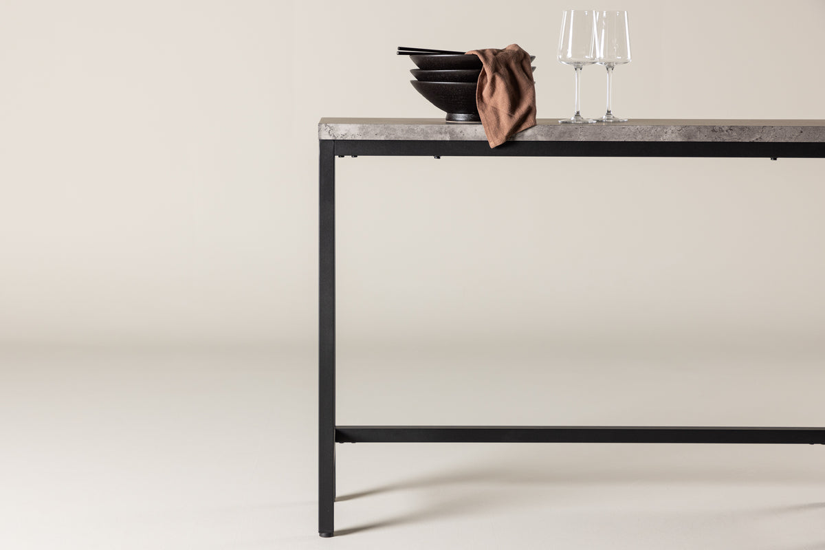 Venture Design Rise Sidobord 110 x 30 Svart