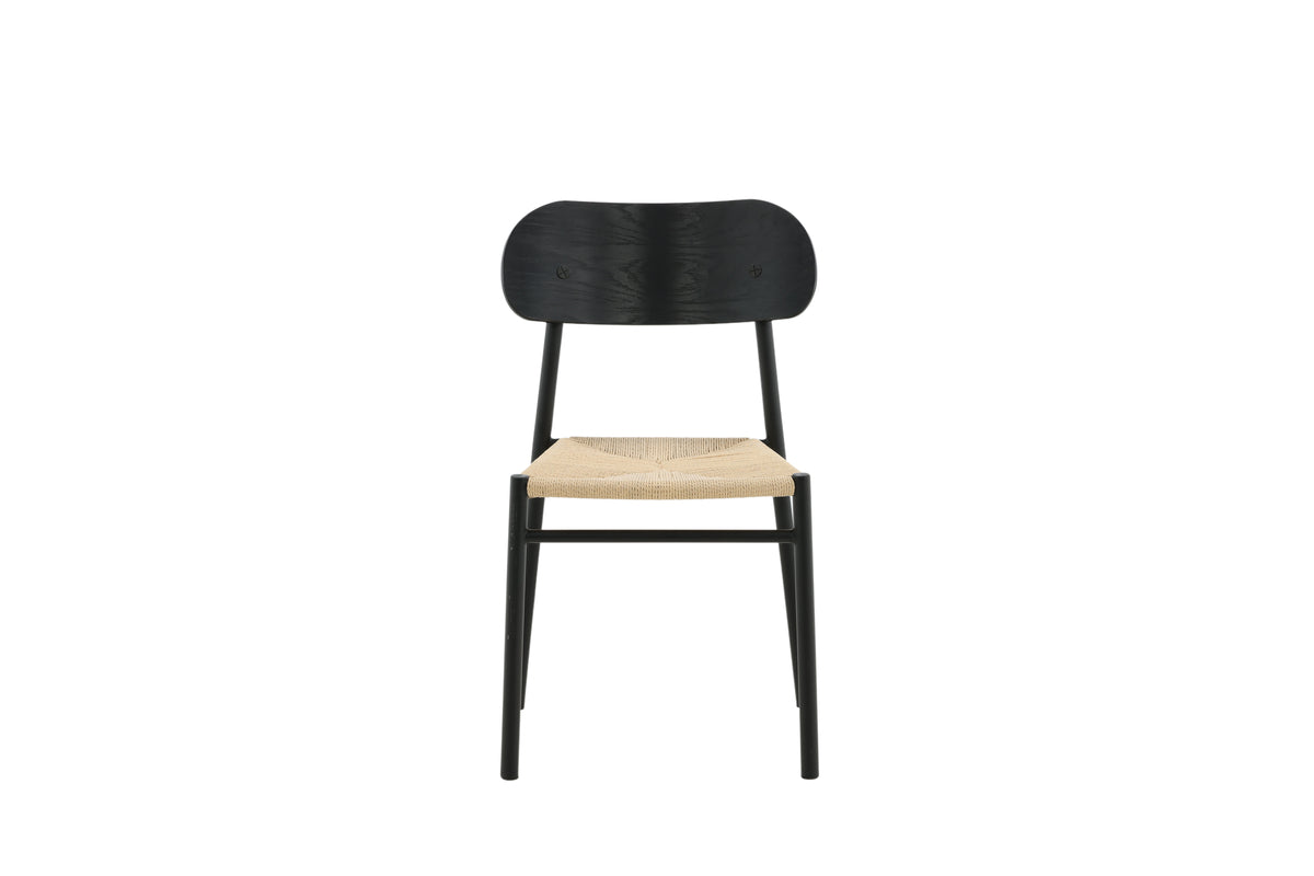 Venture Design Polly Matstolar 2-pack Svart