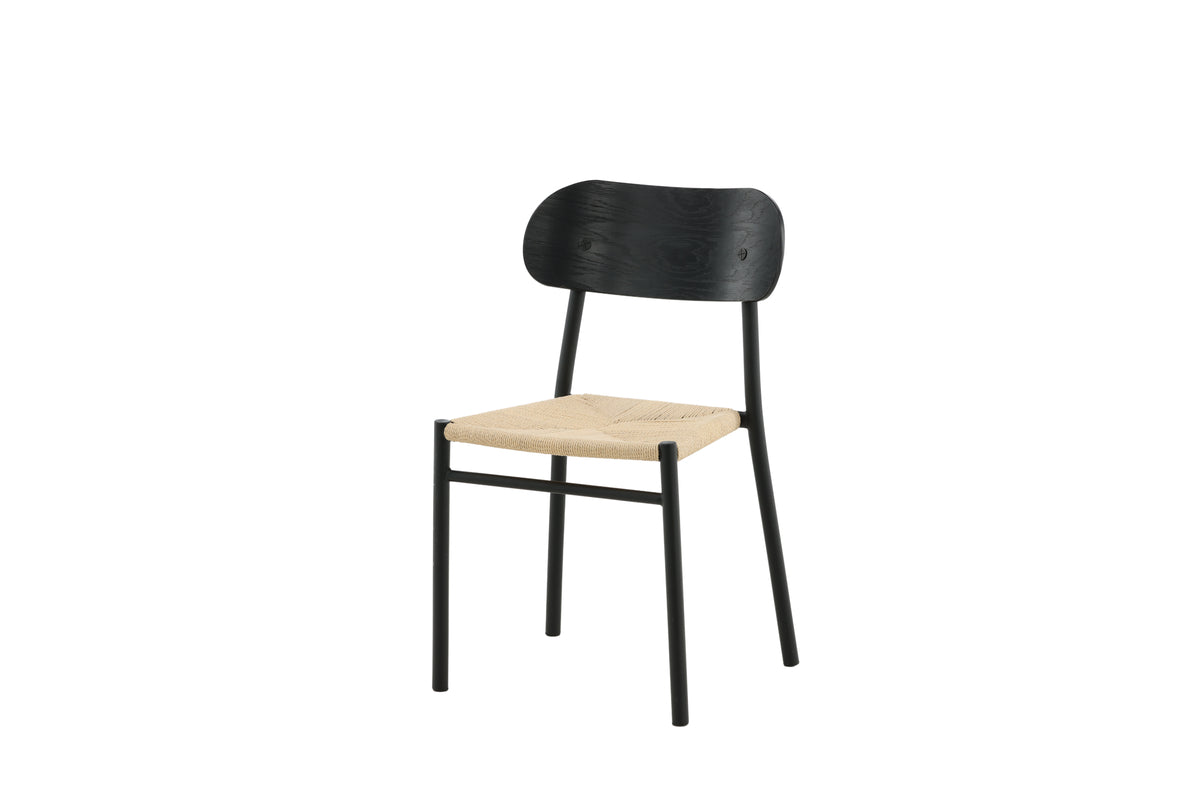 Venture Design Polly Matstolar 2-pack Svart