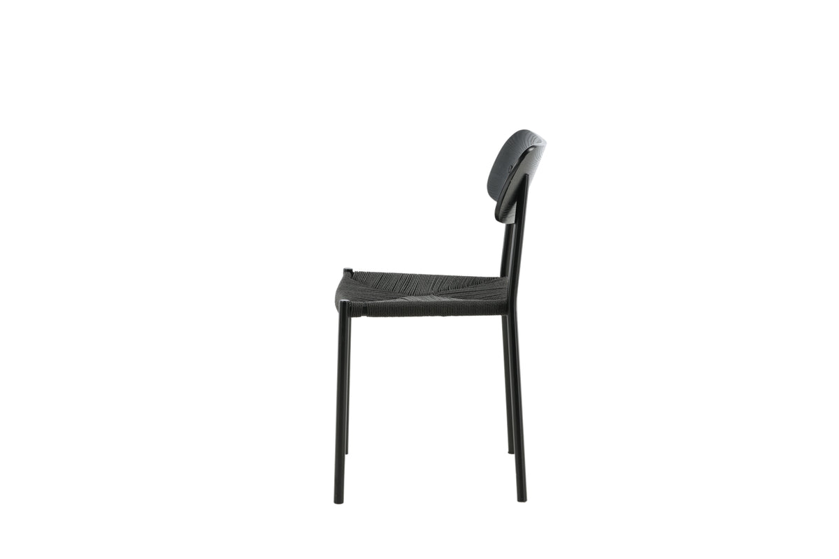 Venture Design Polly Matstolar 2-pack Svart