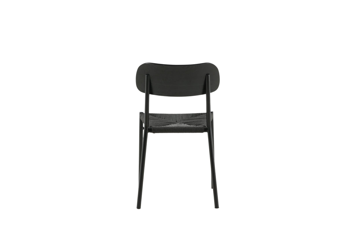 Venture Design Polly Matstolar 2-pack Svart