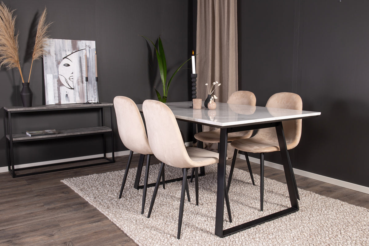 Venture Design Rise Sidobord 110 x 30 Svart