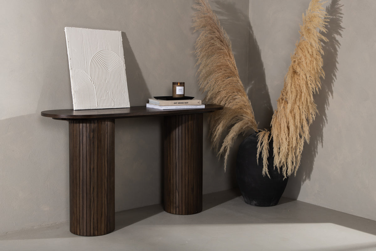 Venture Design Bianca Sidobord 130 x 40 Mocka