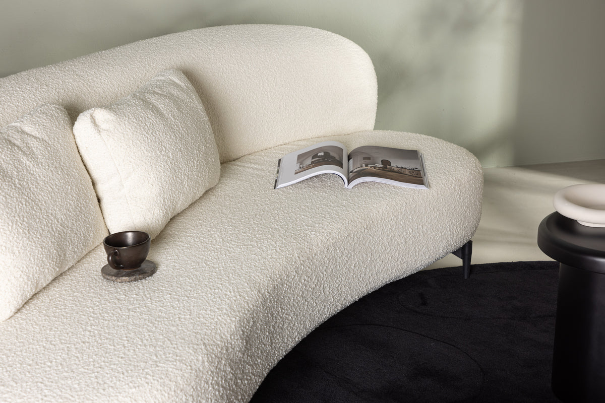 Venture Design Luna 3-sits soffor Vit