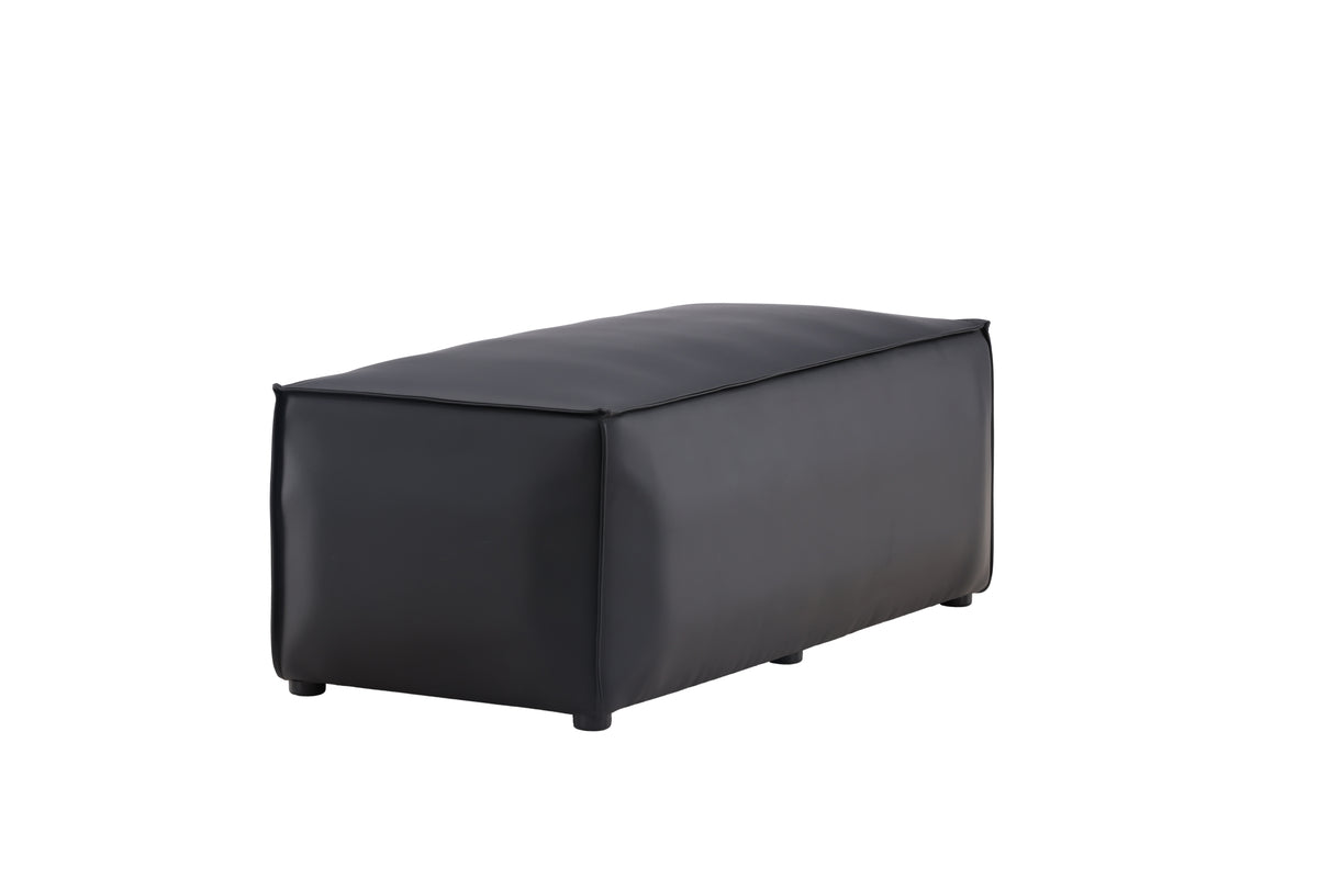 Venture Design Palermo Puff 119 x 47 x 59 Svart