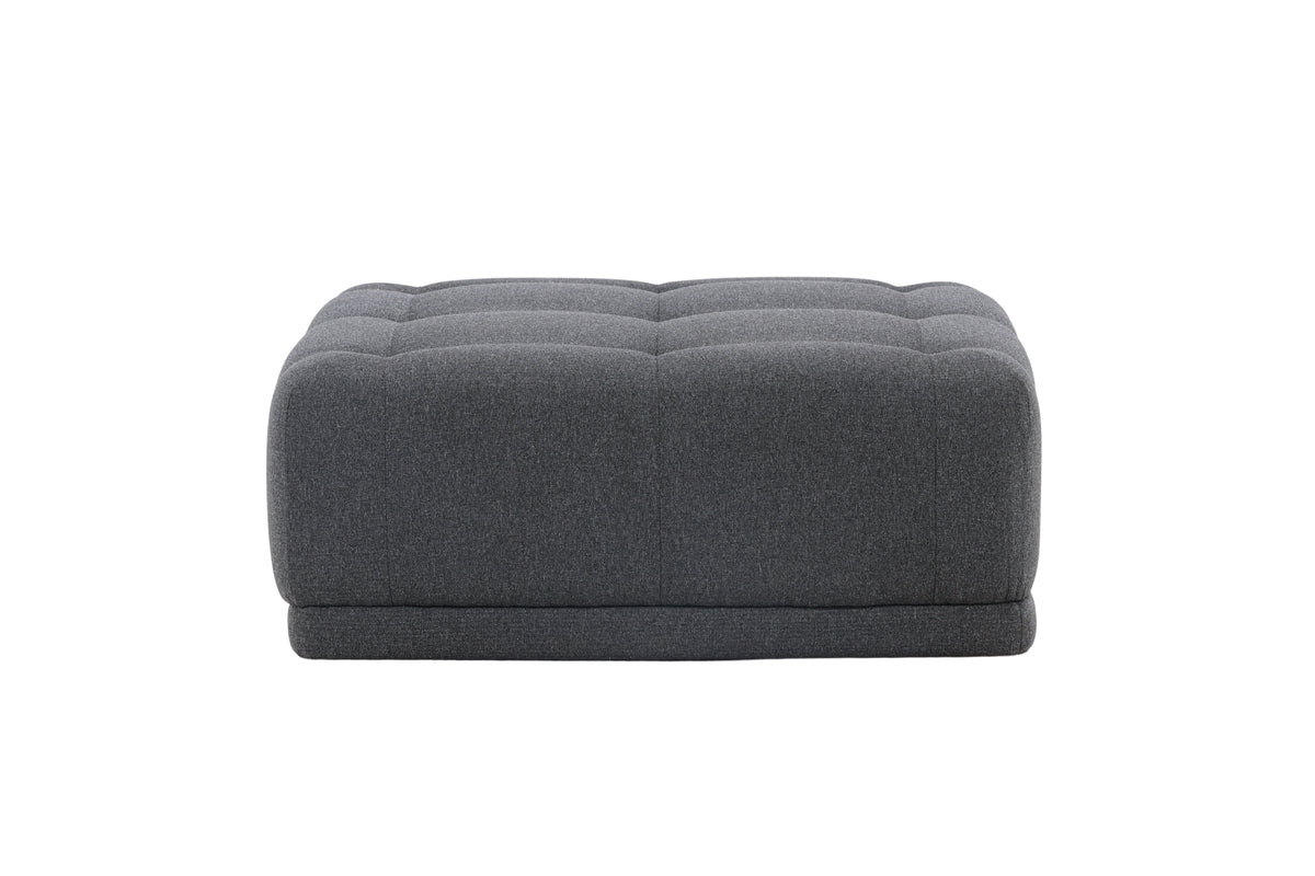 Venture Design Turin Puff 100 x 40 x 100 Mörkgrå