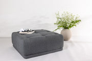Venture Design Turin Puff 100 x 40 x 100 Mörkgrå