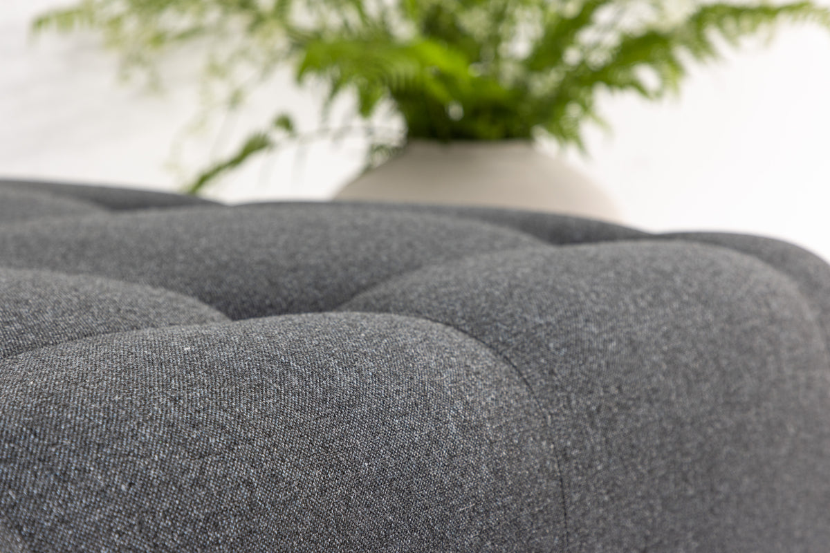 Venture Design Turin Puff 100 x 40 x 100 Mörkgrå