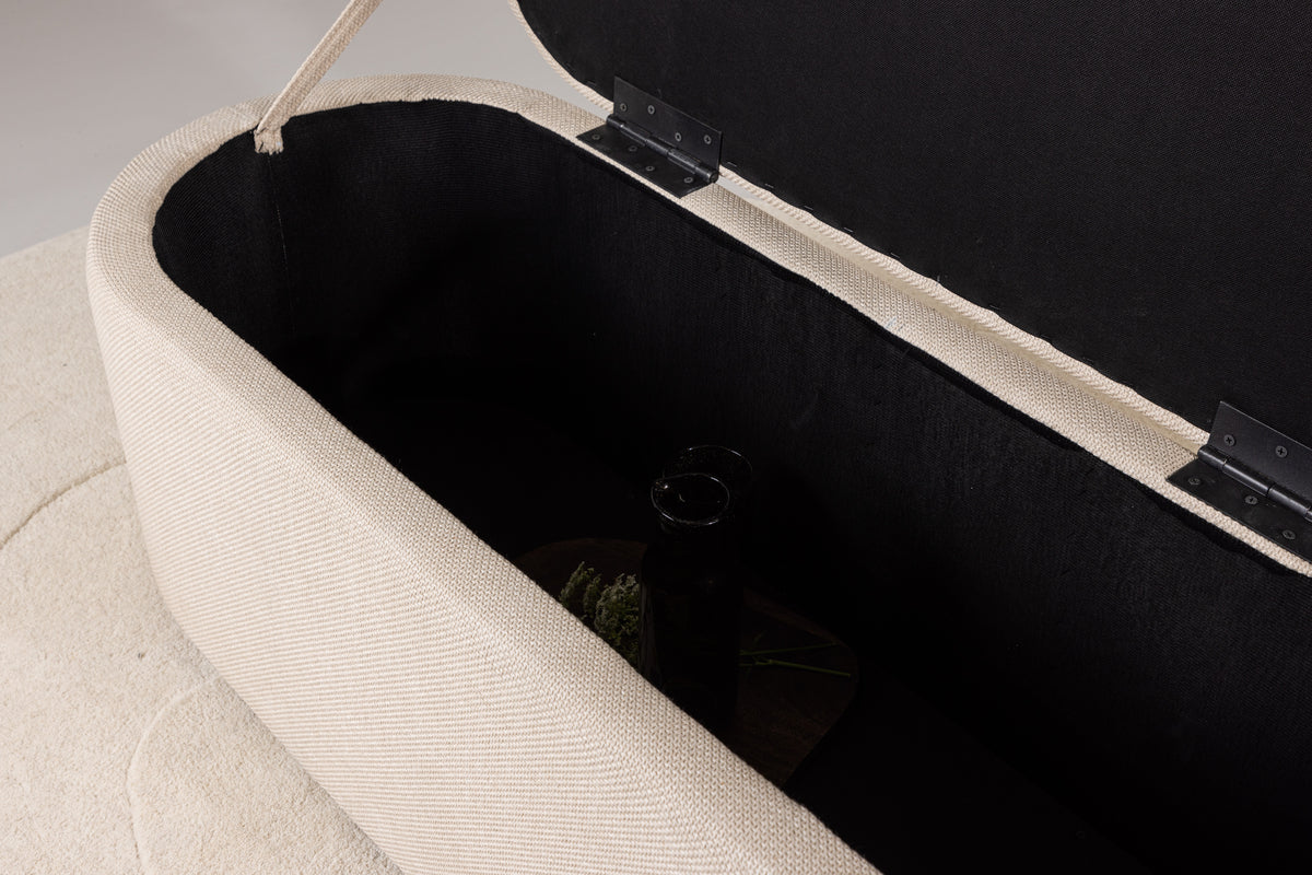 Venture Design Potenza Ottoman 130 x 47 x 50 Off-white