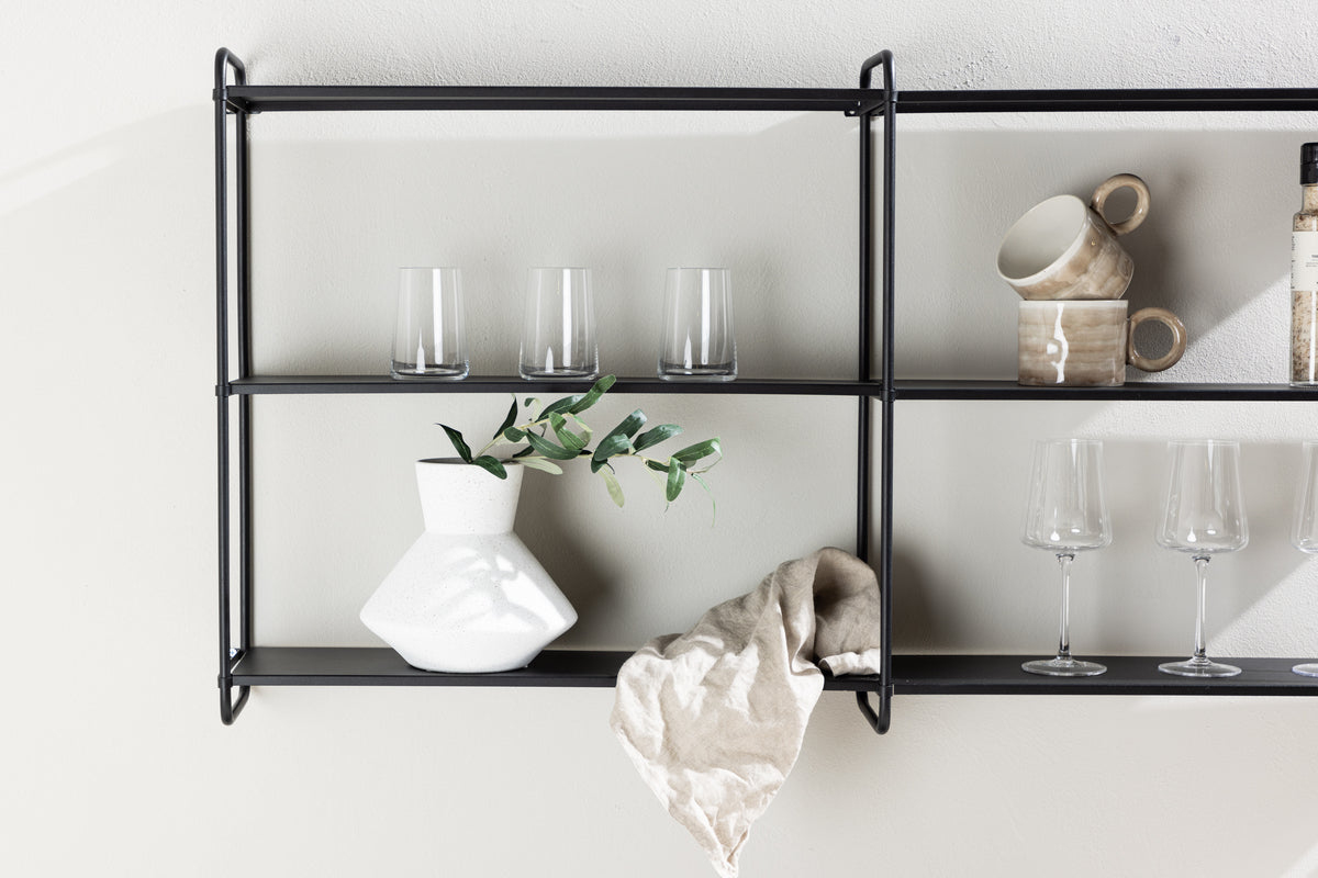 Venture Design Lyon Hyllor 18 x 63 x 122 Svart