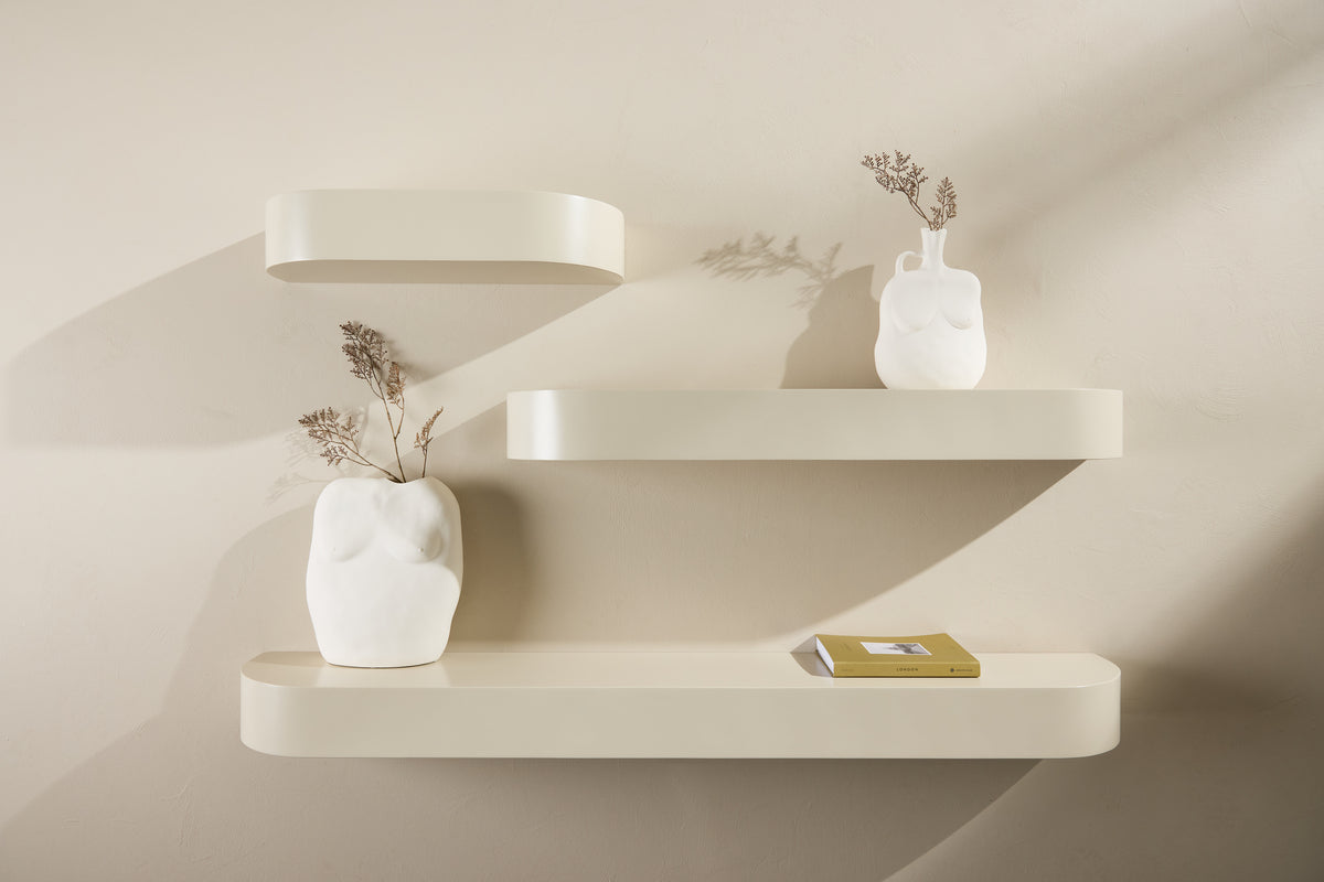 Venture Design Glow Hyllor Beige