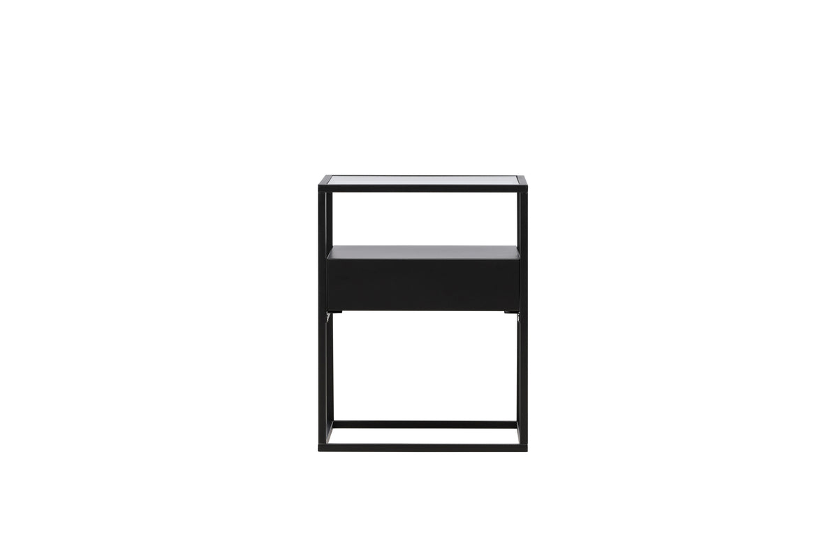 Venture Design Fortaleza Sidobord 40 x 40 Svart