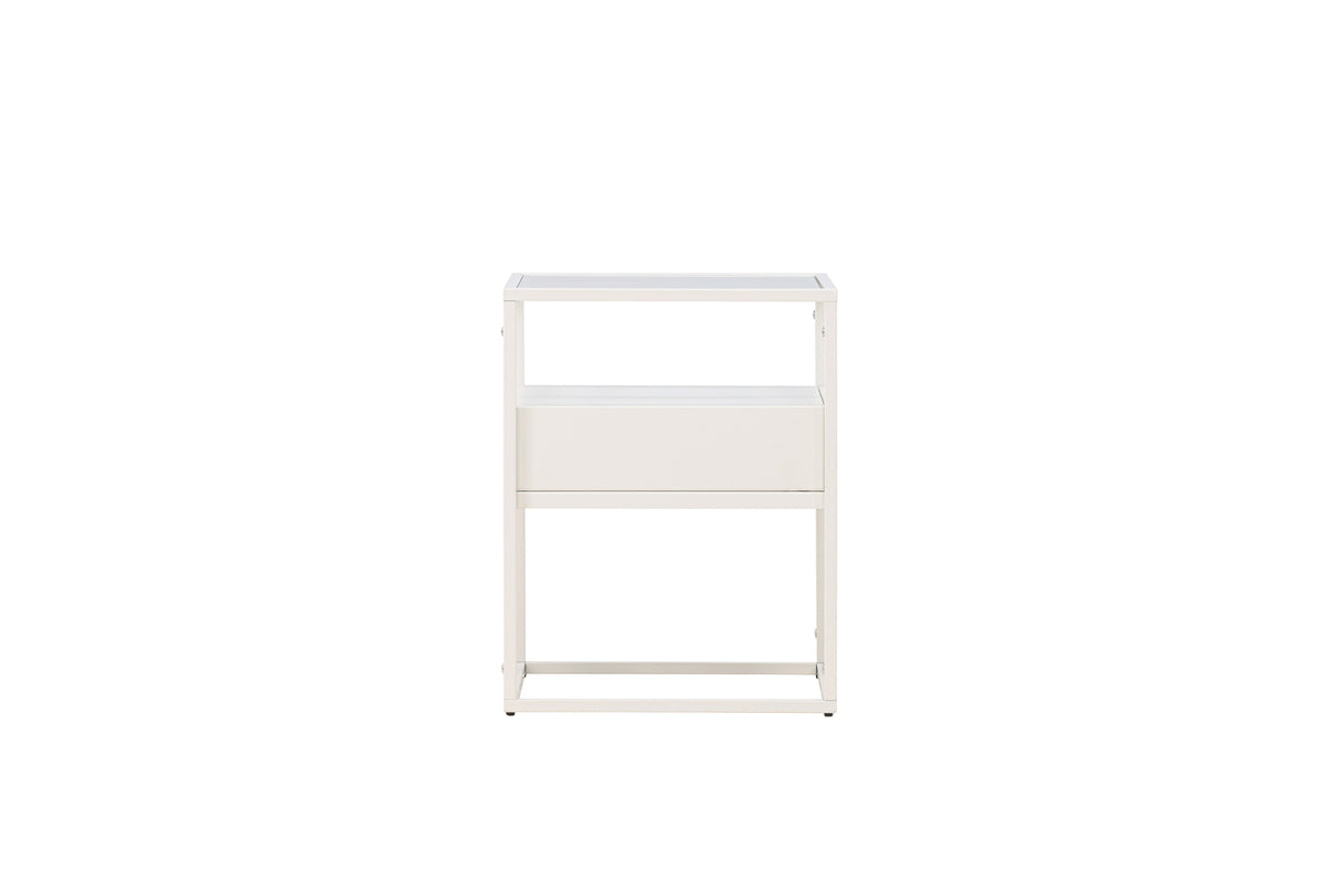 Venture Design Fortaleza Sidobord 40 x 40 Vit