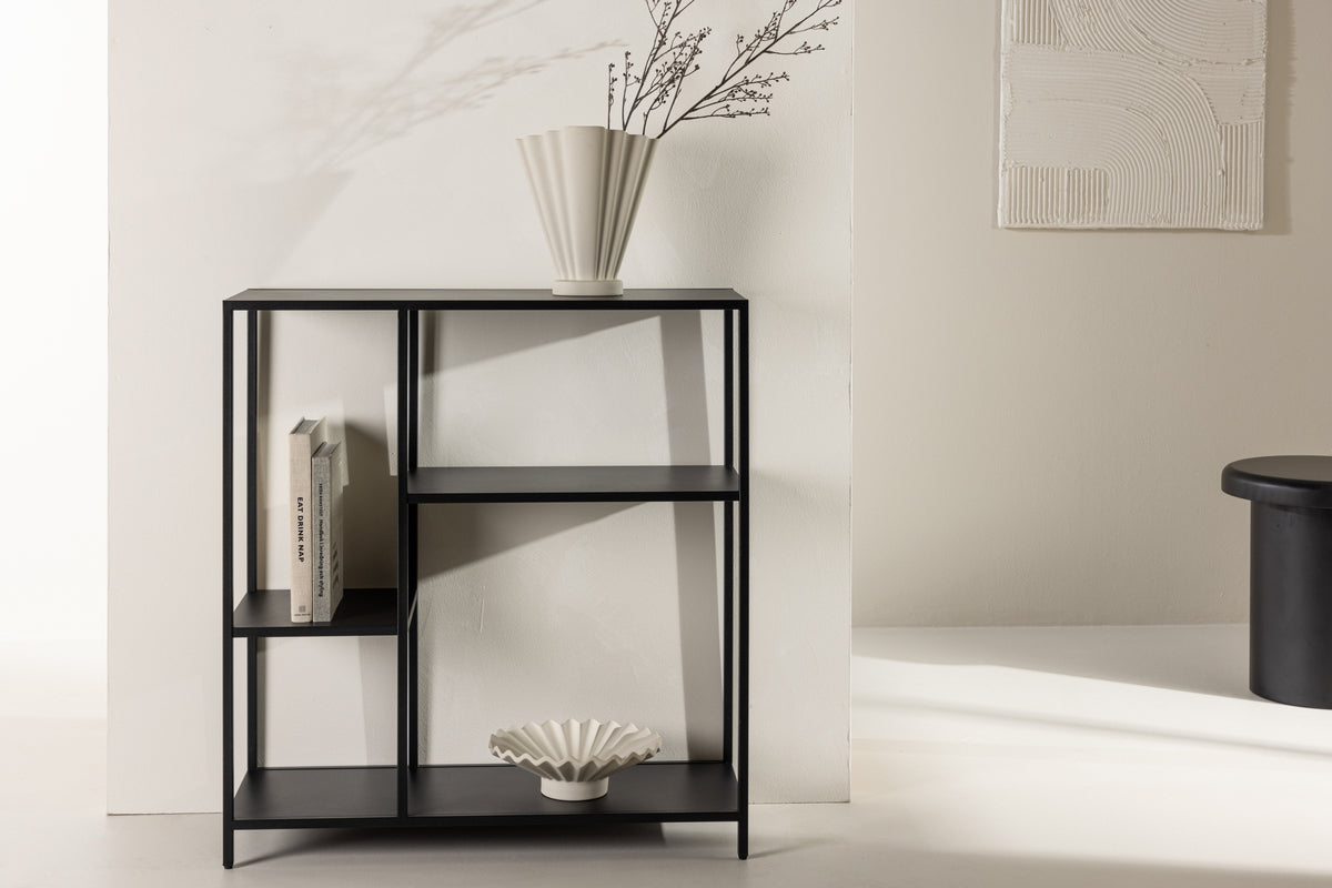 Venture Design Puno Sidobord 30 x 80 Svart