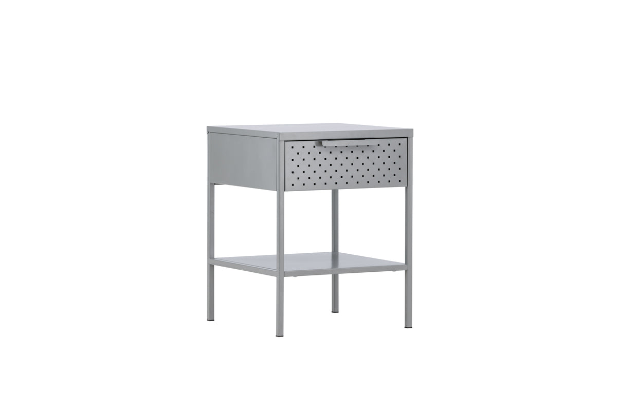 Venture Design Sacramento Sängbord 40 x 40 Ljusgrå