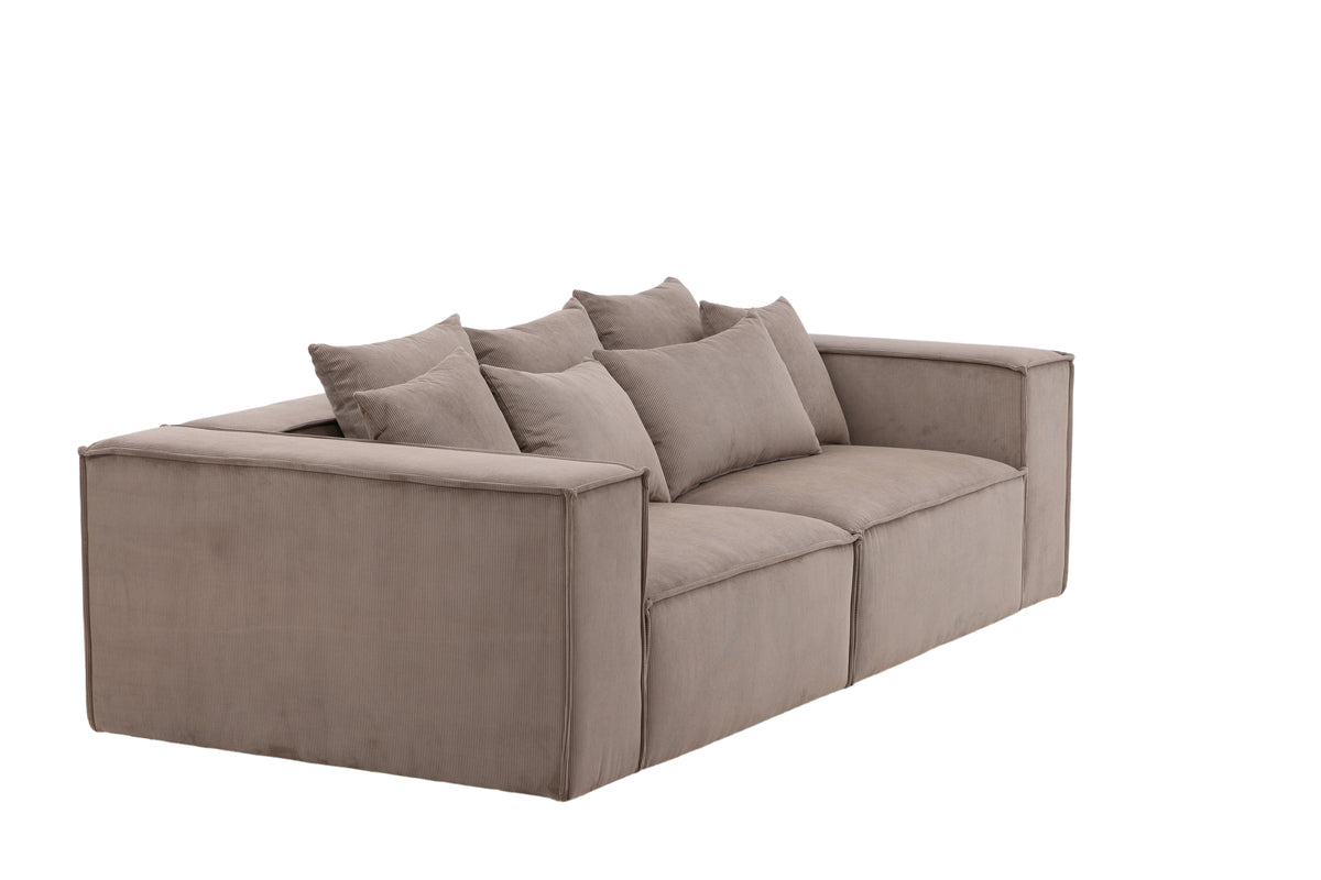 Venture Design Gillholmen 3-sits soffor Brun