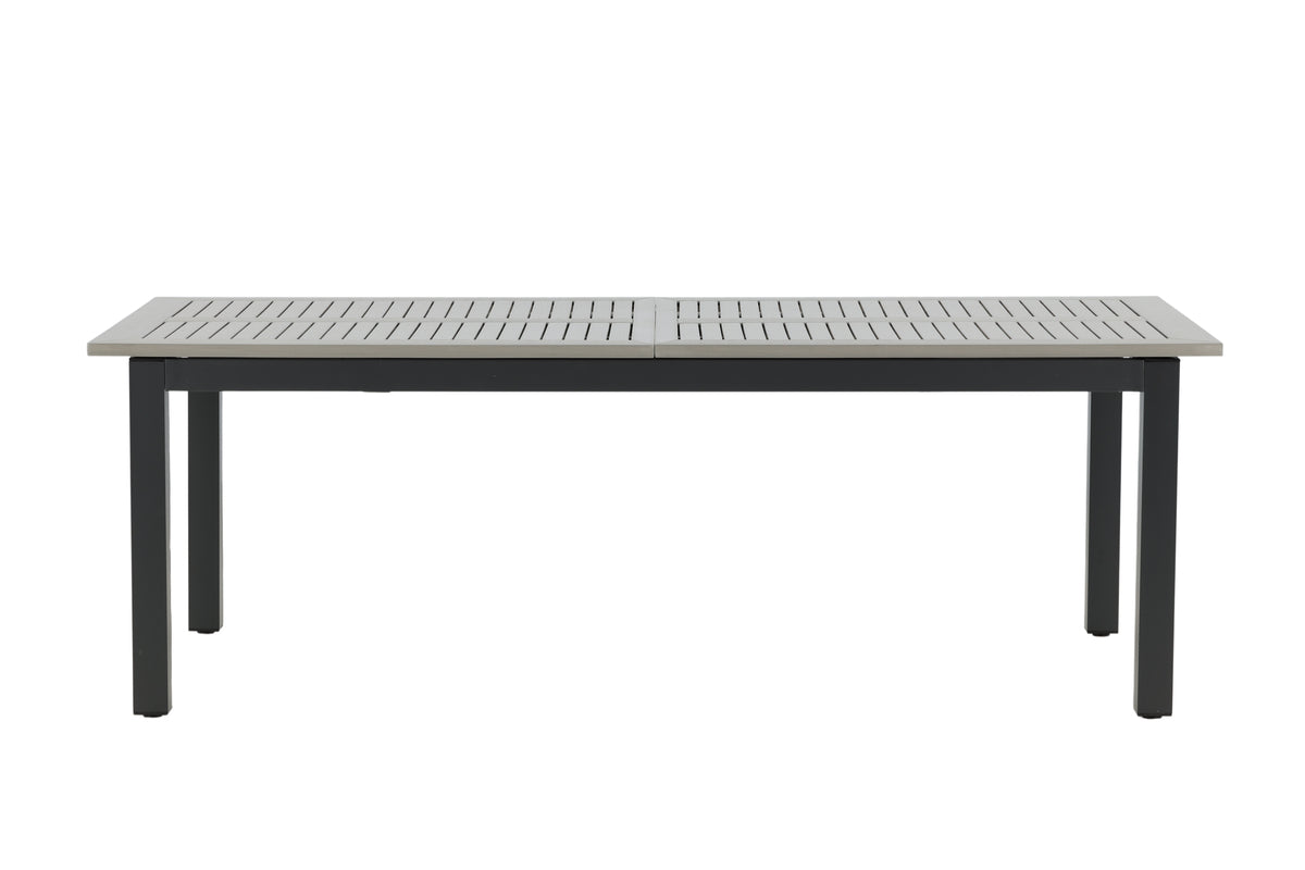 Venture Design Albany Rektangulära Matbord 224 x 90 Mörkgrå
