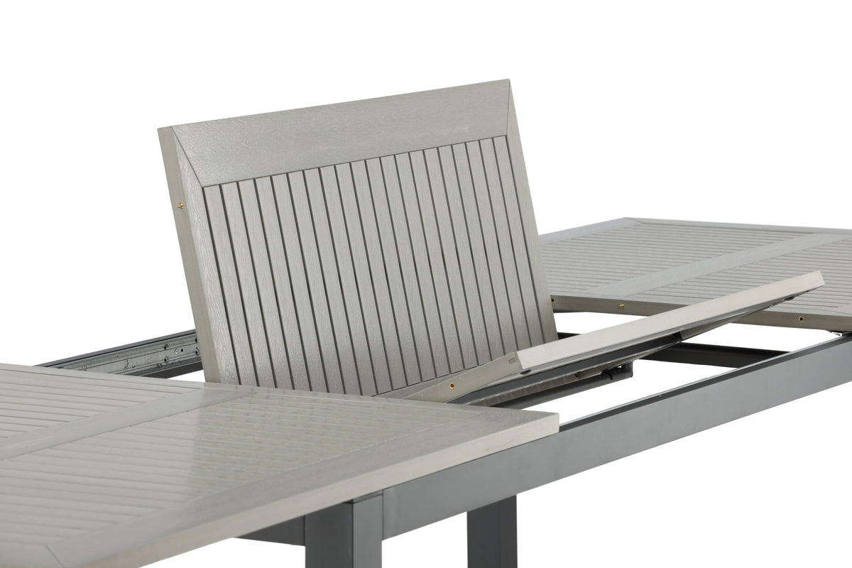 Venture Design Albany Rektangulära Matbord 224 x 90 Mörkgrå