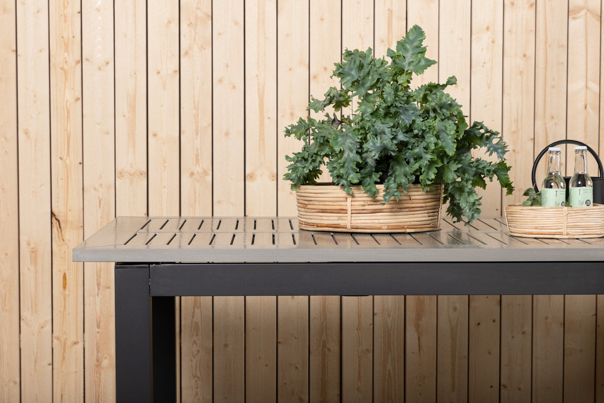 Venture Design Albany Rektangulära Matbord 224 x 90 Mörkgrå