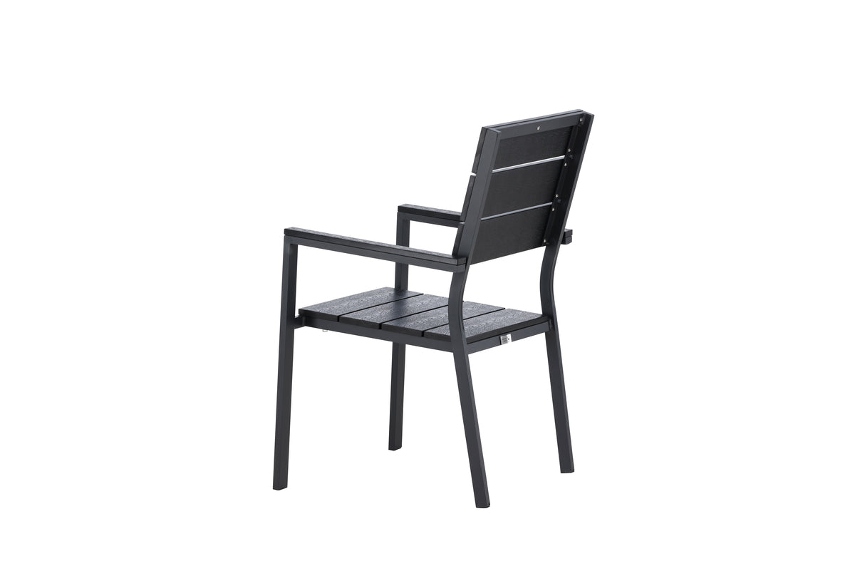 Venture Design Levels Matstolar 2-pack Svart