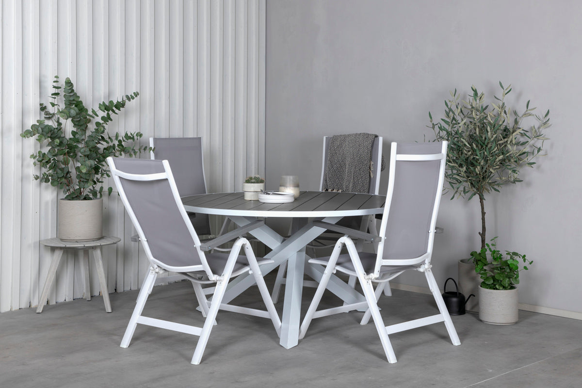 Venture Design Parma Runda Matbord ⌀140 Vit