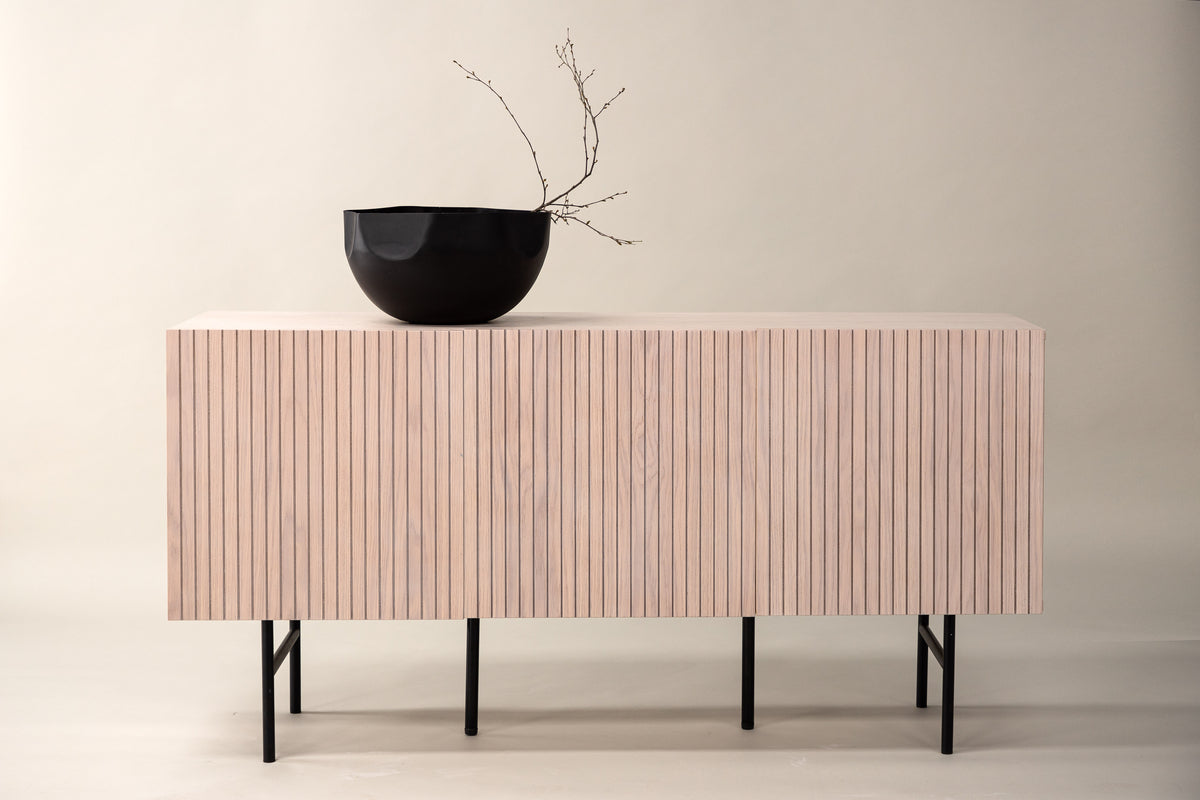 Venture Design Björkön Skåp 42 x 75 x 150 Vitputsad