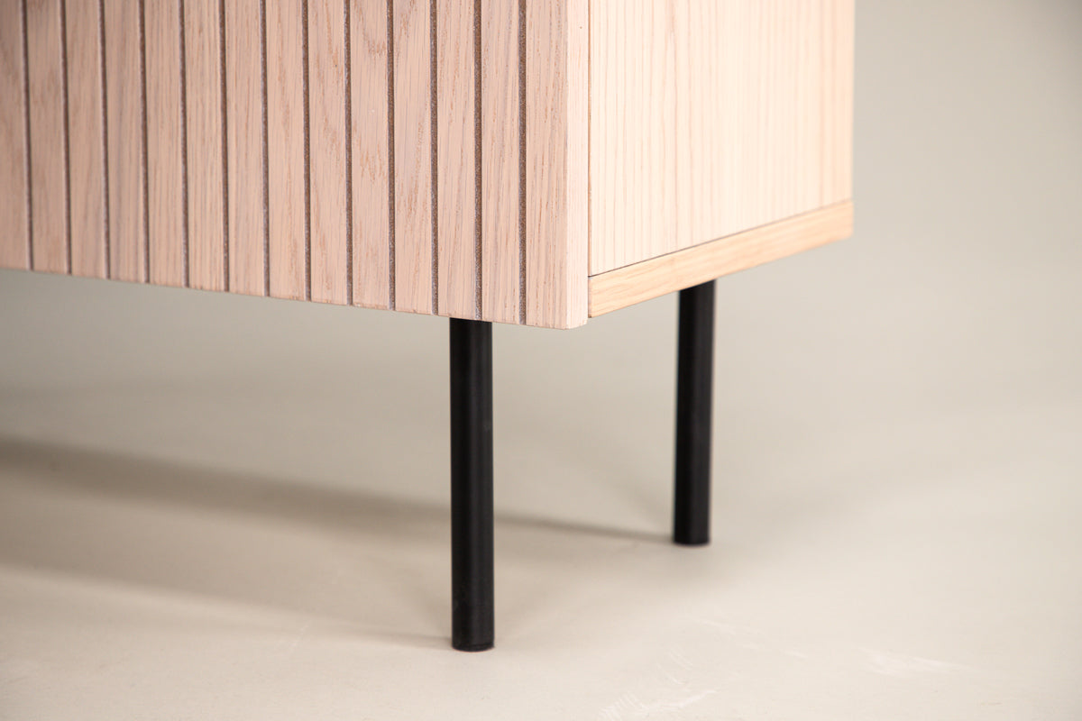 Venture Design Björkön Skåp 30 x 103 x 80 Vitputsad