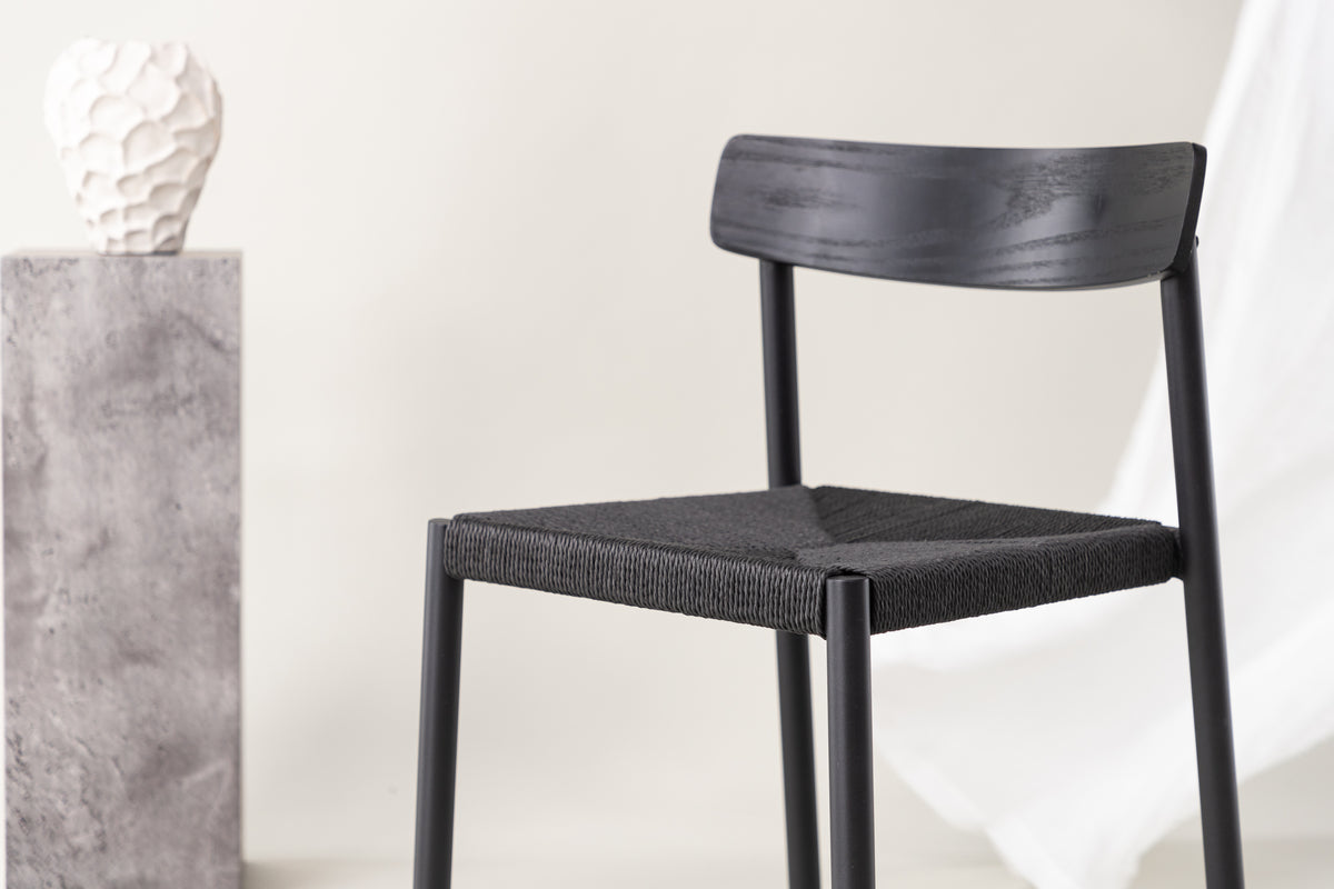 Venture Design Malmön Matstolar Svart