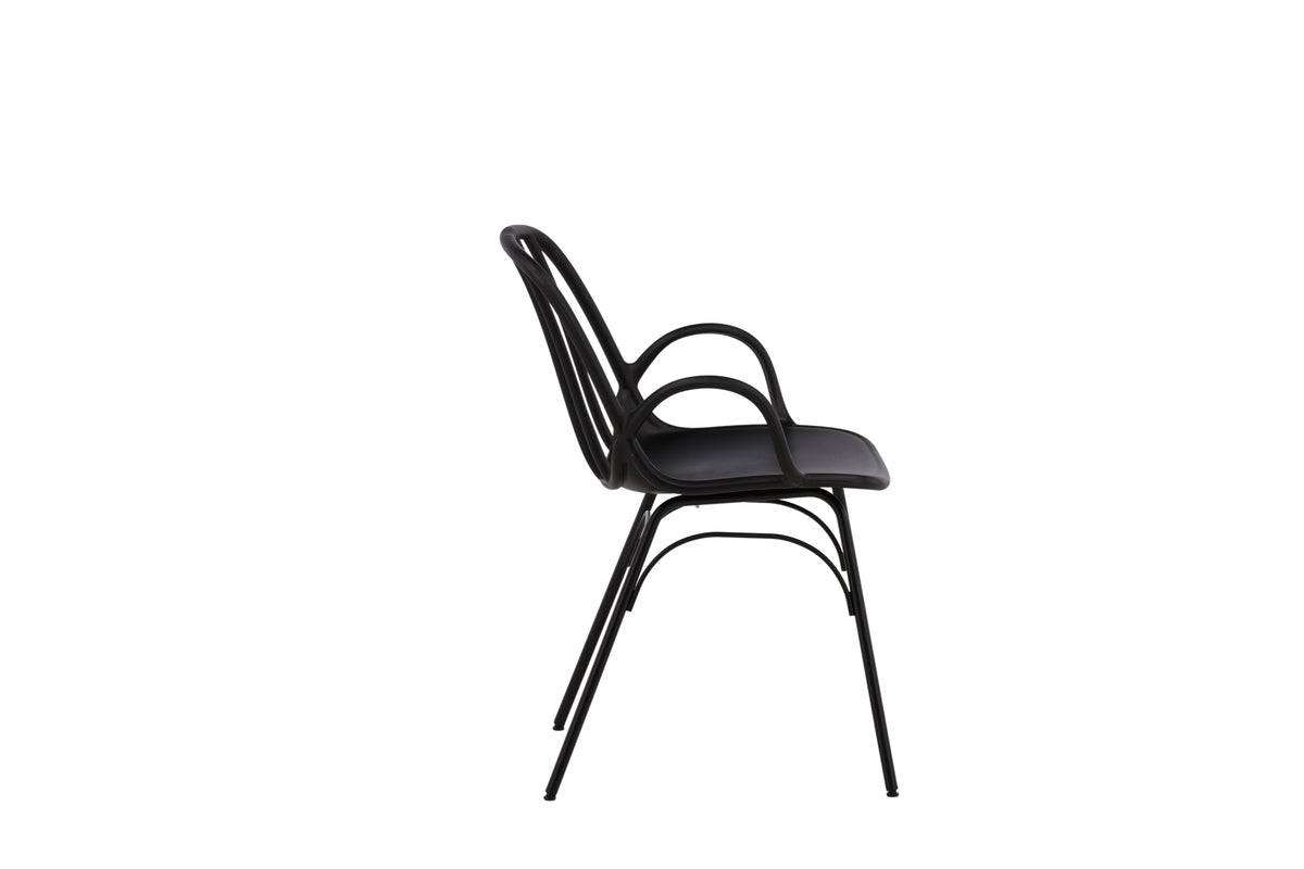 Venture Design Dyrön Matstolar 2-pack Svart