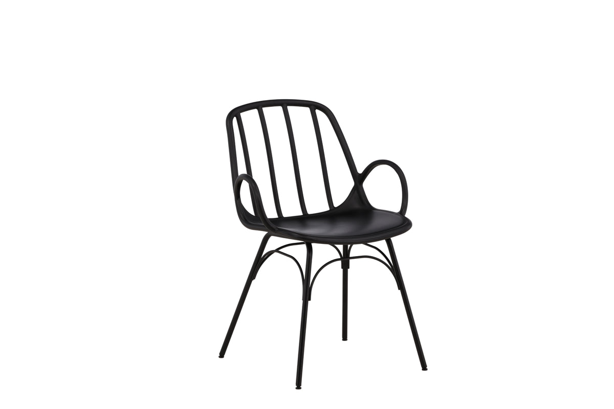 Venture Design Dyrön Matstolar 2-pack Svart
